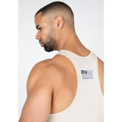 INTE INNE! Gorilla Wear Classic Tank Top, Beige