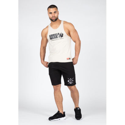 INTE INNE! Gorilla Wear Classic Tank Top, Beige