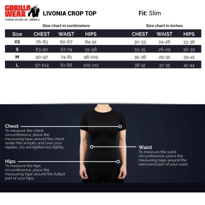 FINNS INTE INNE! Gorilla Wear Livonia Crop Top, Black