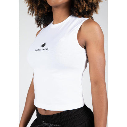 Gorilla Wear Livonia Crop Top, White