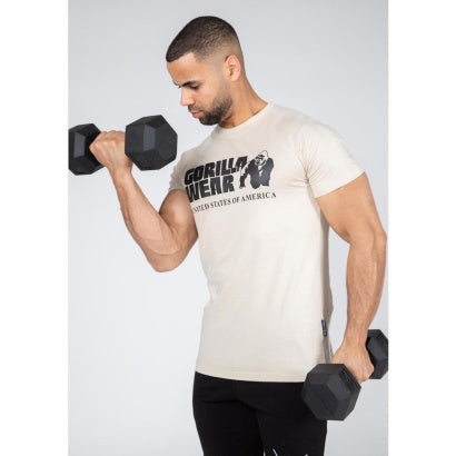 Gorilla Wear Classic T-Shirt, Beige