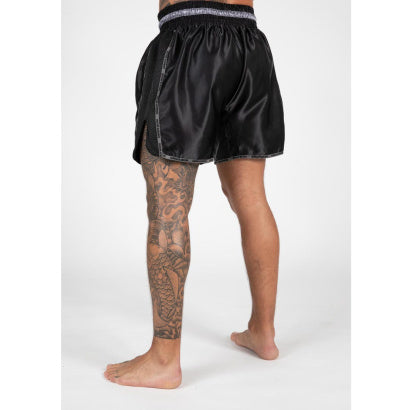 Gorilla Wear Piru Muay Thai Shorts, Black