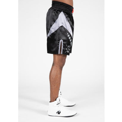 Gorilla Wear Hornell Boxing Shorts, Black/Grey