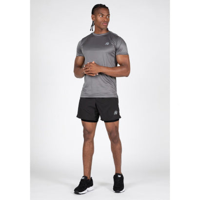 Gorilla Wear Modesto 2-In-1 Shorts, Black