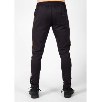 Gorilla Wear Wenden Track Pants, Black/Gold