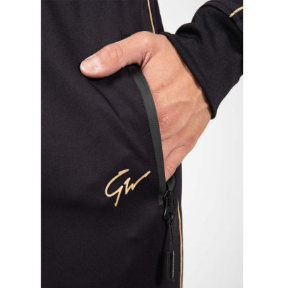 Gorilla Wear Wenden Track Pants, Black/Gold