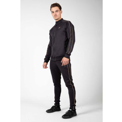 Gorilla Wear Wenden Track Pants, Black/Gold