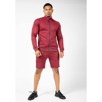 iNTE INNE! Gorilla Wear Wenden Track Shorts, Vinröd