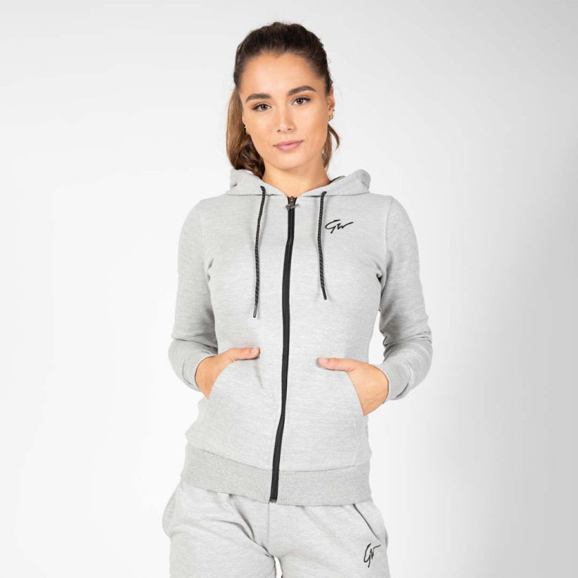 Gorilla Wear Pixley Zipped Hoodie, Grey