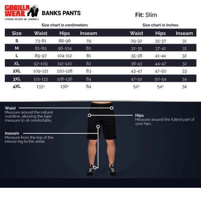 Gorilla Wear Banks Pants, Burgundy Red/Black