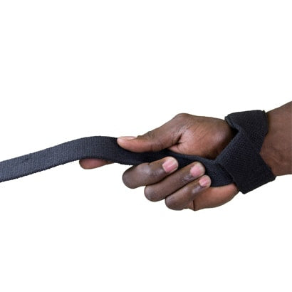 INTE INNE! Gorilla Wear Padded Lifting Straps, Svart/Röd