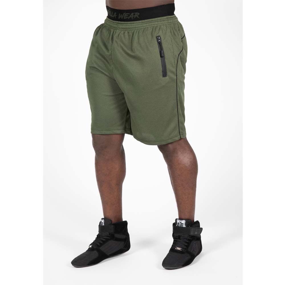 Gorilla Wear Mercury Mesh Shorts, Army Green/Black
