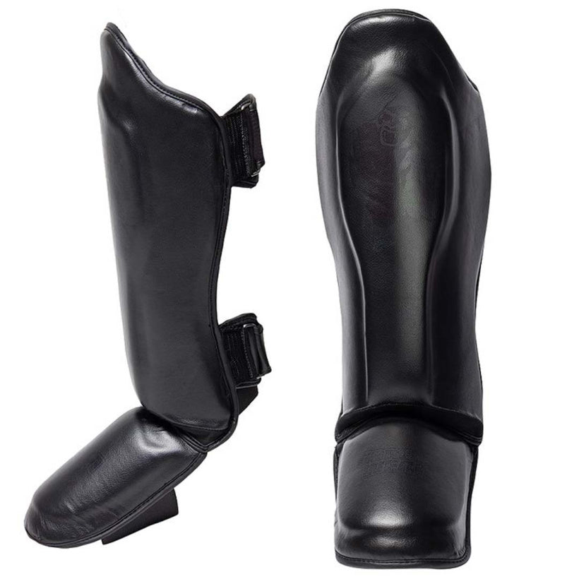 INTE INNE! Gorilla Wear Mosby Shin Guards, Svart