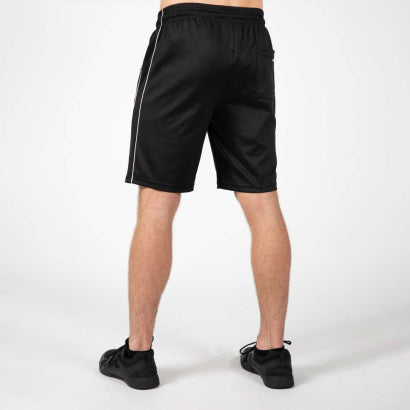 INTE INNE! Gorilla Wear Wenden Track Shorts, Svart/Vit