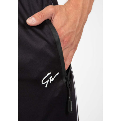 INTE INNE! Gorilla Wear Wenden Track Shorts, Svart/Vit