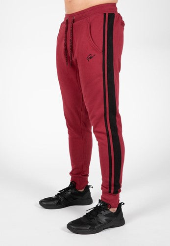 Gorilla Wear Banks Pants, Burgundy Red/Black