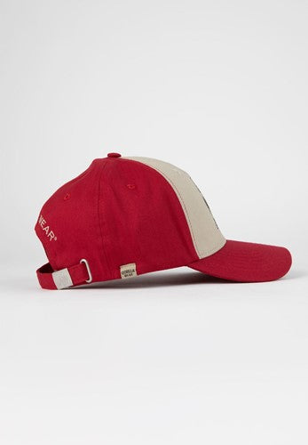 Gorilla Wear Buckley Cap, Red/Beige