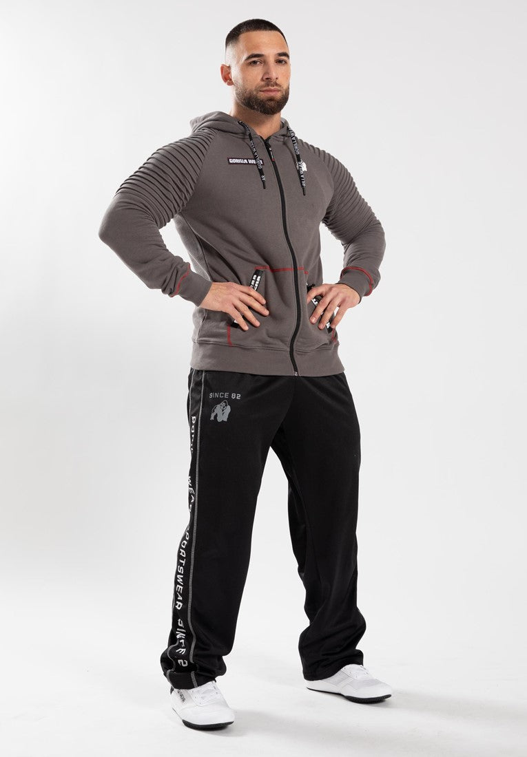 Gorilla Wear Georgia Zipped Hoodie, Grey