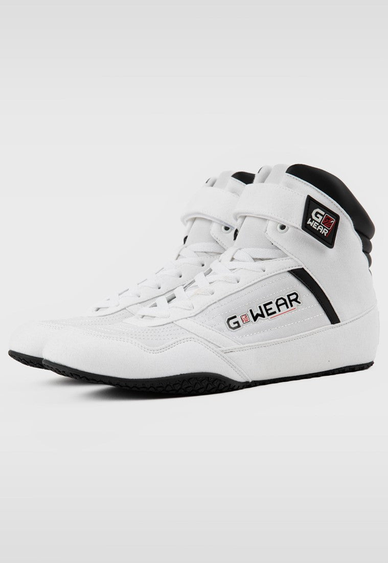 INTE INNE! Gorilla Wear Classic High Tops, White/Black