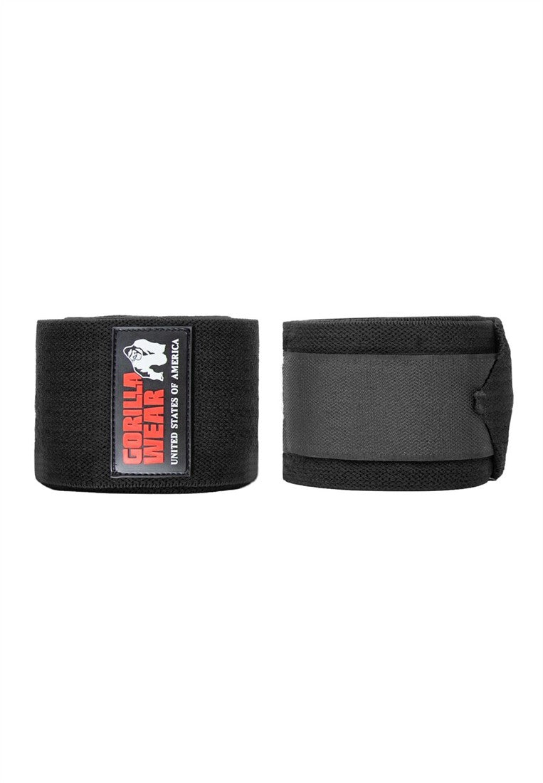 Gorilla Wear Knee Wraps 2 m, Black