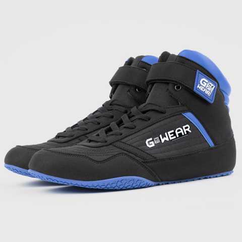 INTE INNE! Gorilla Wear Classic High Tops, Black/Blue