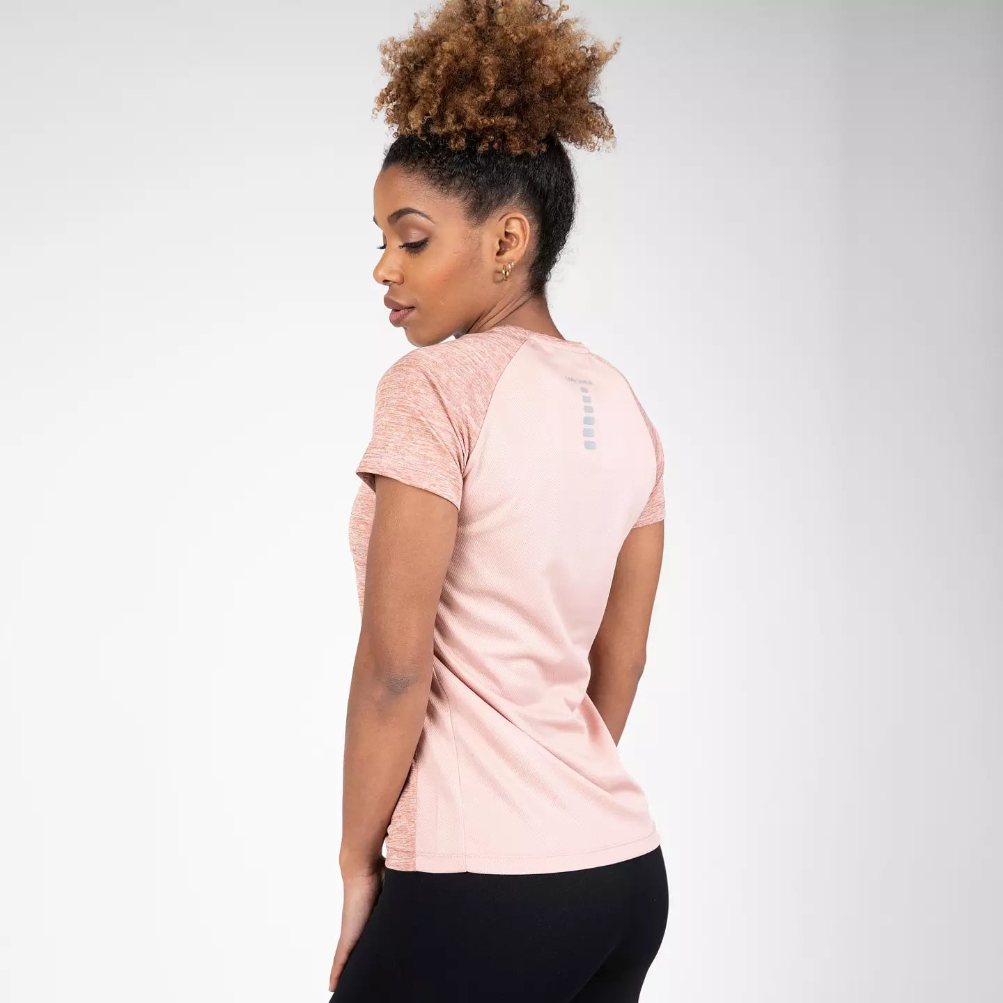 Gorilla Wear Monetta Performance T-Shirt, Salmon Pink