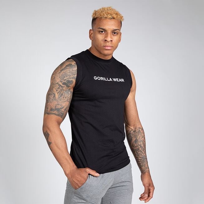 Gorilla Wear Sorrento Sleeveless T-Shirt, Black