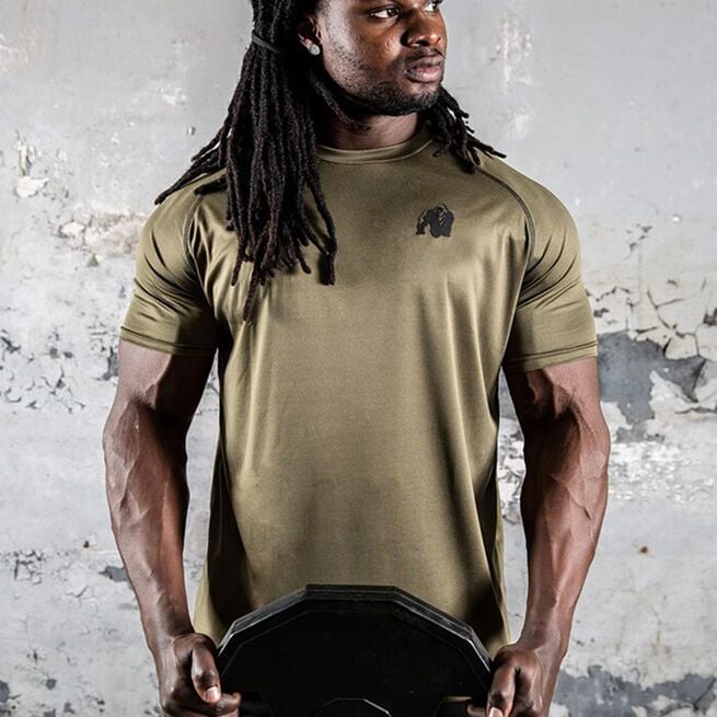 Gorilla Wear Performance T-Shirt, Army Green