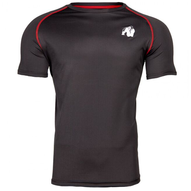 Gorilla Wear Performance T-Shirt, Black/Red