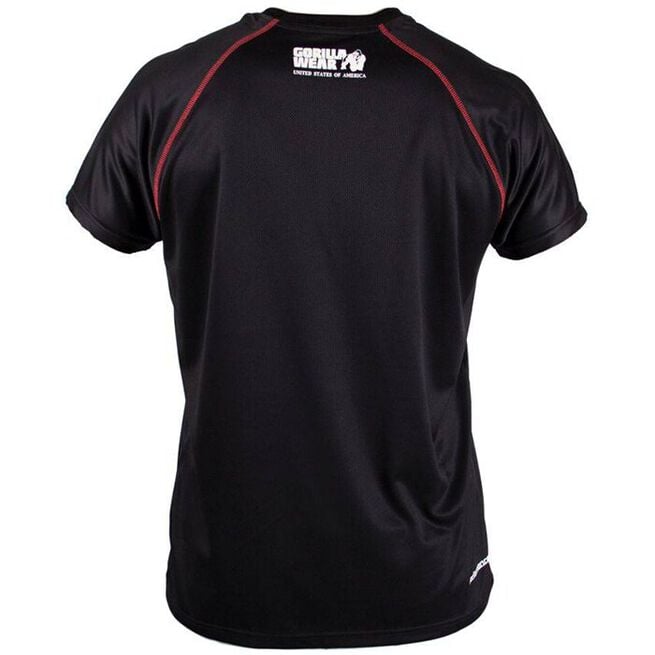 Gorilla Wear Performance T-Shirt, Black/Red