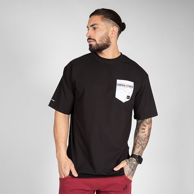 INTE INNE! Gorilla Wear Dover Oversized T-Shirt, Svart