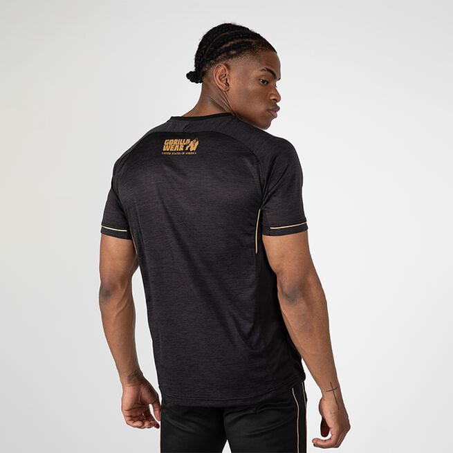 INTE INNE! Gorilla Wear Fremont T-Shirt, Svart/Guld