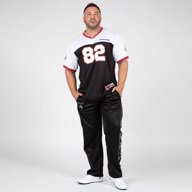 Gorilla Wear Trenton Football Jersey, Black/White