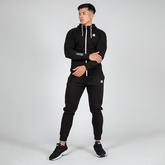 Gorilla Wear Payette Zipped Hoodie, Black