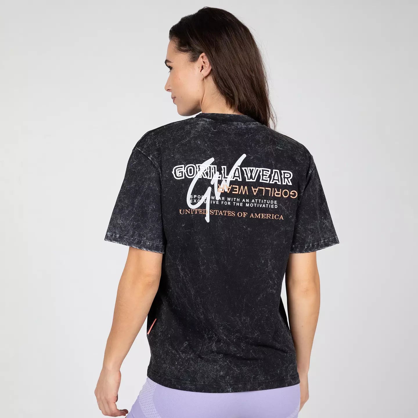 Gorilla Wear Medina Oversized T-Shirt, Washed Black