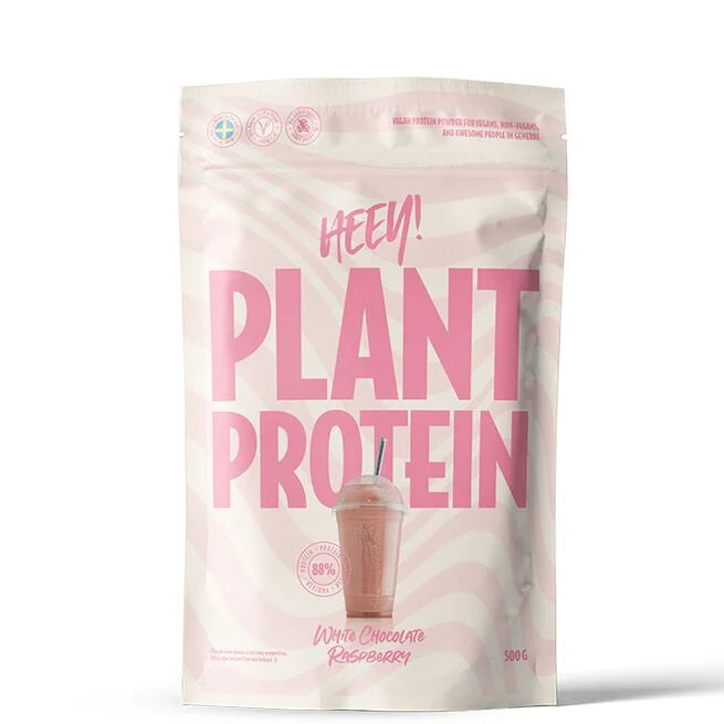 Heey! Veganskt Protein Vitchoklad Hallon 500 g