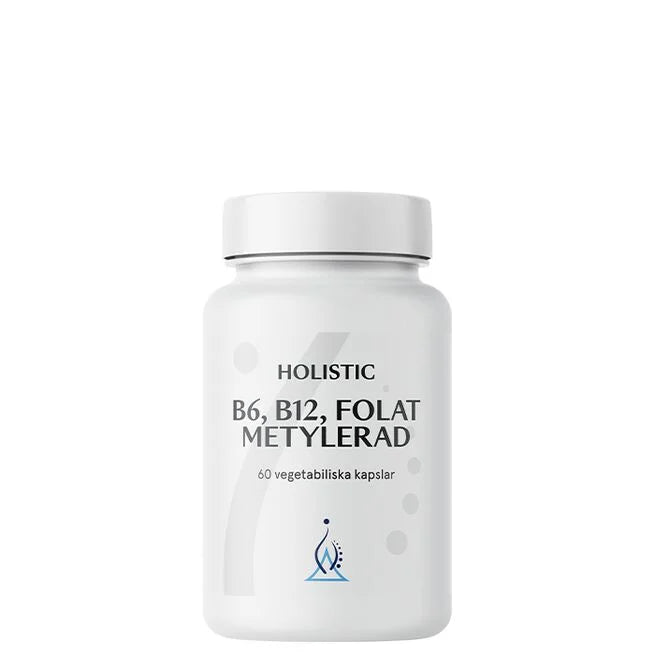 Holistic B6 B12 Folat Metylerad 60 kapslar