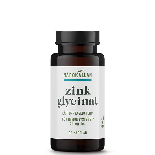 Närokällan Zinkglycinat 90 kapslar