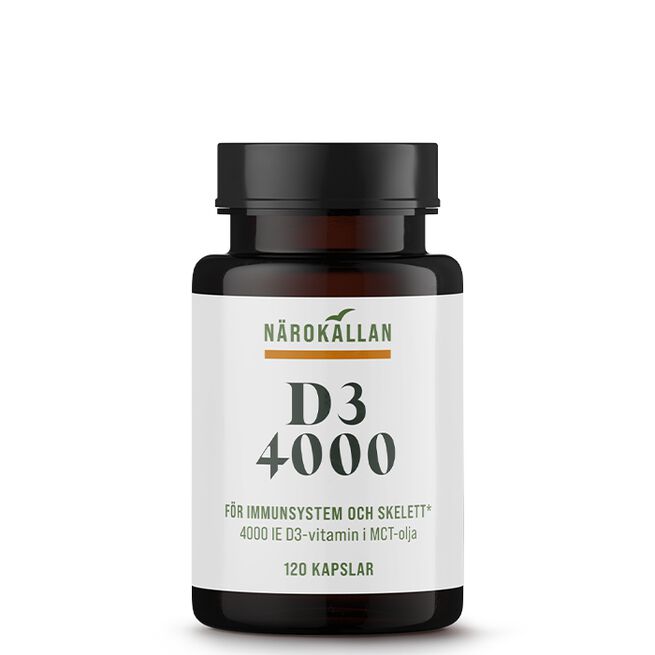 Närokällan D3 4000 IE 120 kapslar