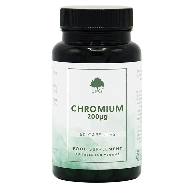 G&G Vitamins Krom 200MCG 60 kapslar