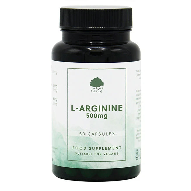 G&G Vitamins L-Arginine 500mg 60 kapslar