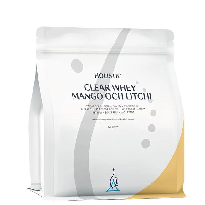 Holistic Clear Whey Vassleproteinisolat Mango Litchi 500 g