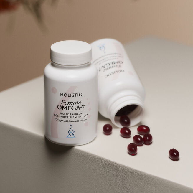 Holistic Femme Omega-7 havtornsolja 90 vegetabiliska kapslar