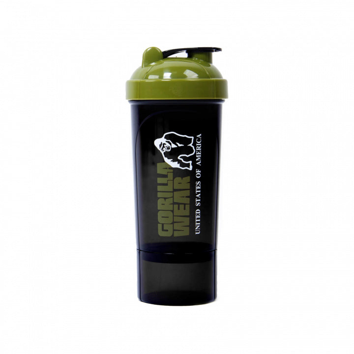 Gorilla Wear Shaker Compact 500 ml, Black/Army Green