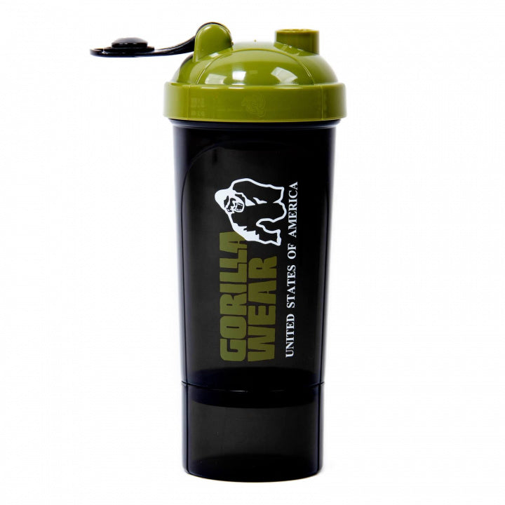 Gorilla Wear Shaker Compact 500 ml, Black/Army Green