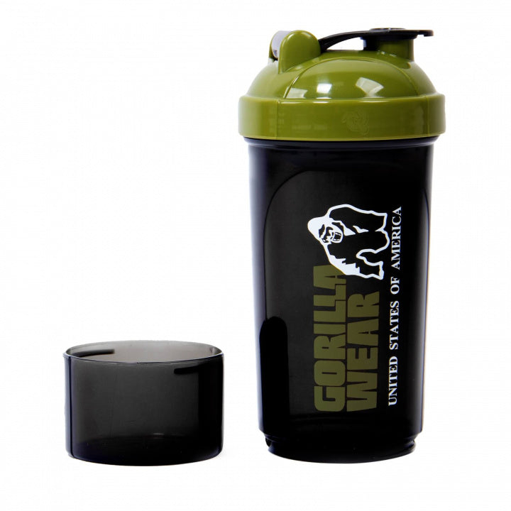 Gorilla Wear Shaker Compact 500 ml, Black/Army Green