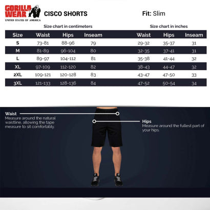Gorilla Wear Cisco Shorts, Grey/Black