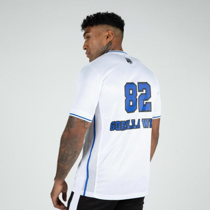 Gorilla Wear San Mateo T-Shirt, White/Blue