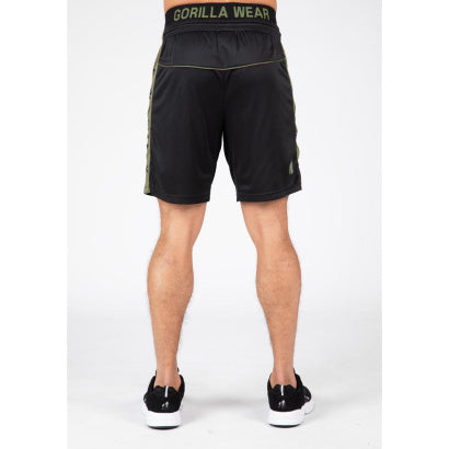Gorilla Wear Atlanta Shorts, Black/Green