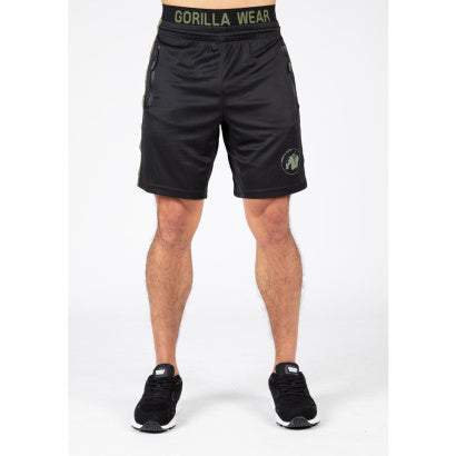 Gorilla Wear Atlanta Shorts, Black/Green